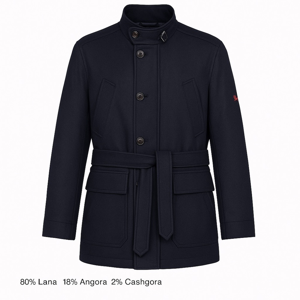 Isaia Napoli Luxury Menswear Coat Size US 42R